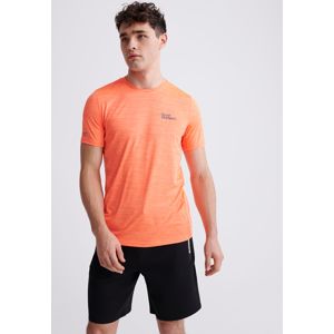Superdry Funkční tričko  oranžový melír