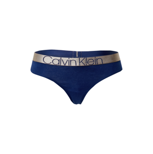 Calvin Klein Underwear Tanga  tmavě modrá / stříbrná