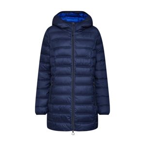 STREET ONE Zimní kabát 'long padded coat'  tmavě modrá