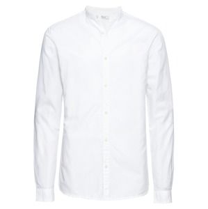 JACK & JONES Společenská košile 'JPRSUMMER MAO SHIRT L/S STS'  bílá
