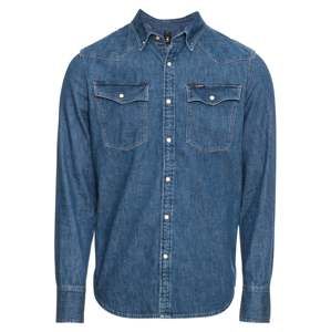 G-STAR RAW Košile '3301 Shirt l/s'  modrá džínovina