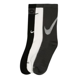 NIKE Sportovní ponožky  černá / šedá / bílá