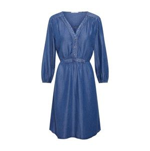 EDC BY ESPRIT Šaty 'New Tencel Dresses light woven'  modrá / šedá