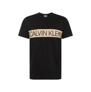 Calvin Klein Underwear Tričko  béžová / černá