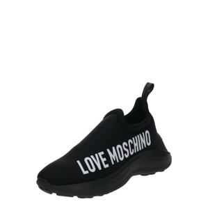 Love Moschino Slip on boty 'SUPER HEART'  černá