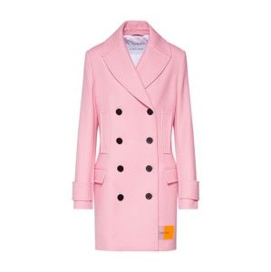 Calvin Klein Přechodný kabát 'STRUCTURED WOOL PEACOAT'  růžová