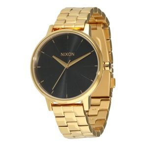 Nixon Analogové hodinky 'Kensington'  zlatá / černá