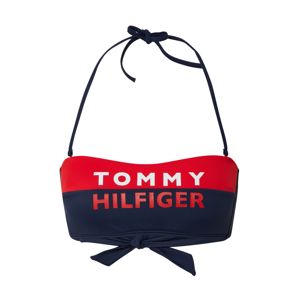 Tommy Hilfiger Underwear Bikinitop 'FIXED BANDEAU'  bílá / červená / modrá