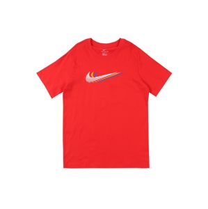 Nike Sportswear Tričko 'Triple Swoosh'  červená