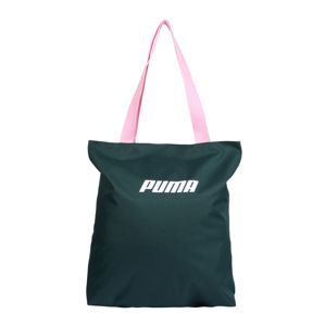 PUMA Sportovní taška  tmavě zelená / růžová
