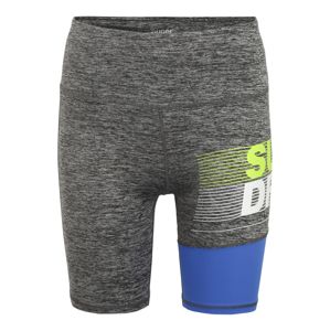 Superdry Sportovní kalhoty  modrá / limetková / šedý melír