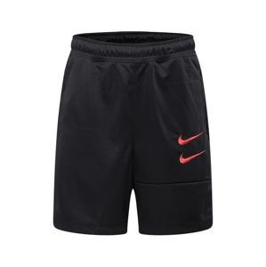 Nike Sportswear Kalhoty 'Swoosh'  černá / červená / světle zelená