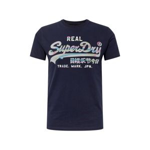 Superdry Tričko 'Vintage Logo'  námořnická modř