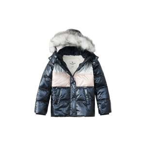 Abercrombie & Fitch Zimní bunda 'XM18-S2 - ESSENTIAL PUFFER'  pink / stříbrná