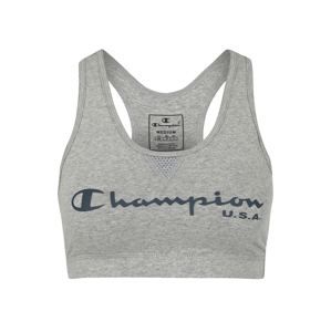 Champion Authentic Athletic Apparel Sportovní podprsenka  šedá / černá