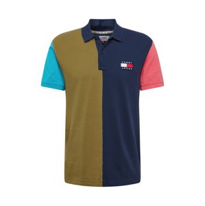 Tommy Jeans Tričko 'Colorblock Badge Polo'  námořnická modř / mix barev