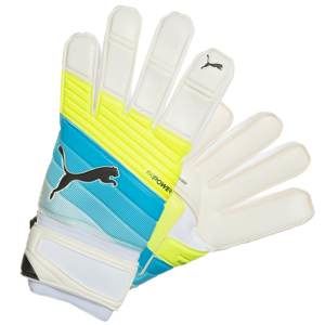 PUMA Sportovní rukavice 'evoPOWER Grip 1.3 RC'  svítivě modrá / žlutá / bílá
