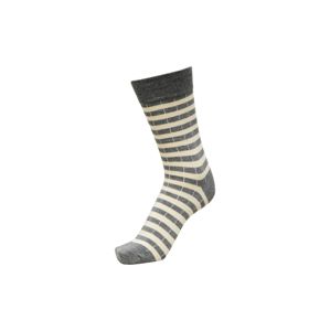 SELECTED Ponožky  přírodní bílá / světle béžová / světle šedá