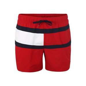 Tommy Hilfiger Underwear Plavecké šortky 'MEDIUM DRAWSTRING'  červená