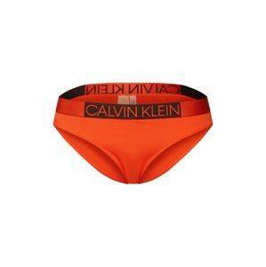 Calvin Klein Swimwear Spodní díl plavek  oranžově červená / černá