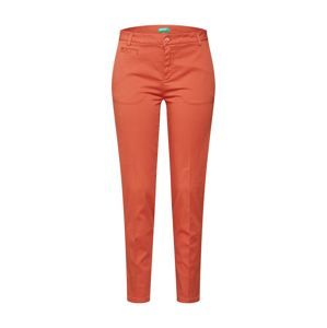 UNITED COLORS OF BENETTON Chino kalhoty  tmavě oranžová