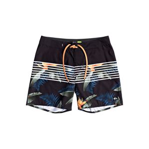 QUIKSILVER Sportovní plavky 'EDAYLIGHTNING17 M BDSH'  oranžová / černá / tmavě modrá / bílá