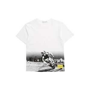 Calvin Klein Jeans Tričko 'BMX PHOTOPRINT'  žlutá / černá / bílá