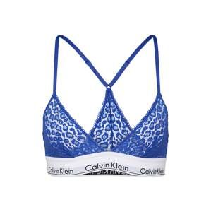 Calvin Klein Underwear Podprsenka 'UNLINED TRIANGLE'  modrá / bílá
