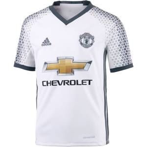ADIDAS PERFORMANCE Funkční tričko 'Manchester United 16/17 CL'  černá / bílá