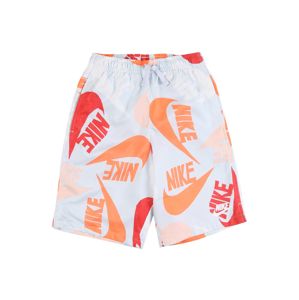 Nike Sportswear Kalhoty  bílá / béžová / světlemodrá / oranžová