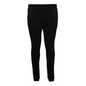 Urban Classics Curvy Kalhoty 'Ladies Tech Mesh Side Stripe Sweatpants'  černá