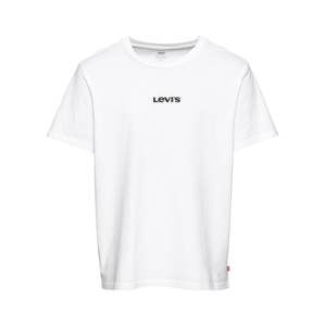 LEVI'S Tričko 'OVERSIZED GRAPHIC TEE'  černá / bílá