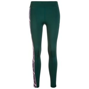 PUMA Sportovní kalhoty 'Feel It'  smaragdová / tmavě fialová / růžová