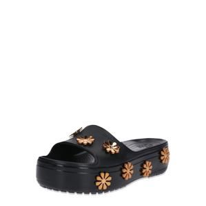 Crocs Pantofle 'Crocband Platform'  bronzová / černá