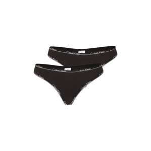 Calvin Klein Underwear Tanga 'Thong 2PK'  černá