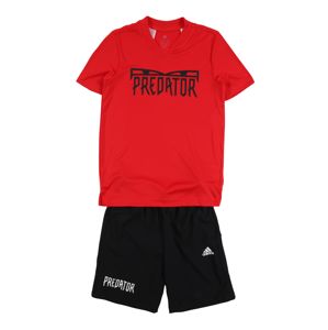 ADIDAS PERFORMANCE Sportovní oblečení 'JB PRED SUM SET'  červená / černá