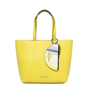 Calvin Klein Nákupní taška 'CK MUST MEDIUM SHOPPER'  žlutá / černá