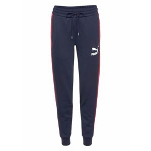 PUMA Sportovní kalhoty 'CLASSICS T7'  marine modrá / červená