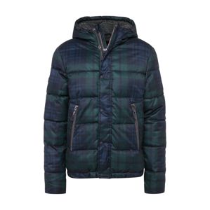 Superdry Zimní bunda 'NEW ACADEMY JACKET'  námořnická modř / zelená