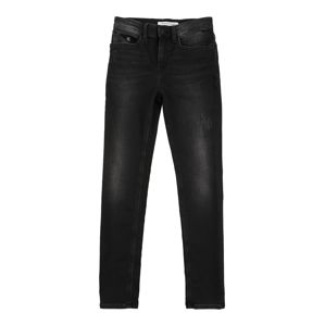 Calvin Klein Jeans Džíny 'SKINNY HR - ATHLETIC BLCK DS STR'  černá džínovina