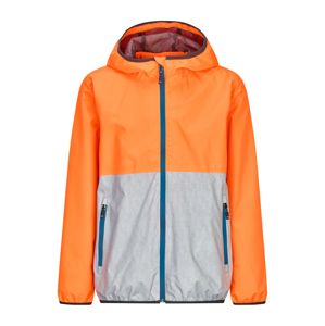 KILLTEC Outdoorová bunda 'HAIGO COLOURBLOCK JR'  tyrkysová / oranžová / stříbrná