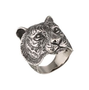 ROYAL-EGO Prsten 'Tiger'  stříbrná