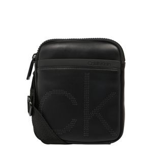 Calvin Klein Taška přes rameno 'CK UP MINI FLAT CROSSOVER'  černá