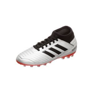 ADIDAS PERFORMANCE Sportovní boty 'Predator 19.3 AG'  červená / černá / stříbrná