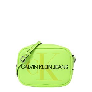 Calvin Klein Jeans Taška přes rameno 'Sculpted Monogram Camera Bag'  svítivě žlutá