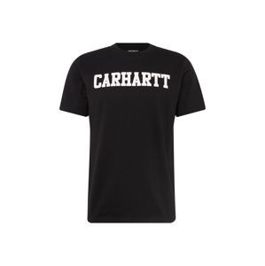 Carhartt WIP Tričko 'College'  černá / bílá