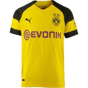 PUMA Funkční tričko 'Borussia Dortmund'  limone / orchidej / černá