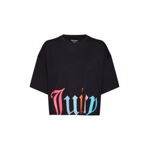 Juicy Couture Black Label Tričko 'Boxy Tee'  mix barev / černá