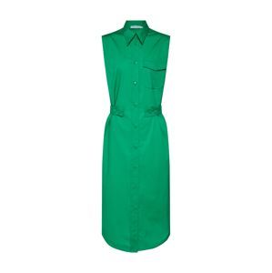 Calvin Klein Šaty 'BELT DETAIL SHIRT DRESS NS'  zelená