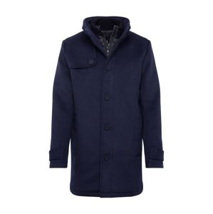 TOM TAILOR Zimní kabát  tmavě modrá